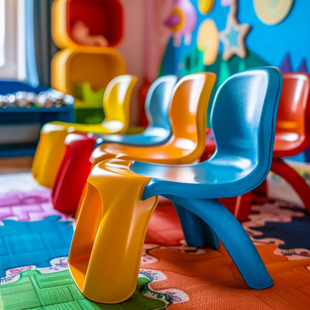 Kleurrijke Stoelen voor Kleine Kinderen